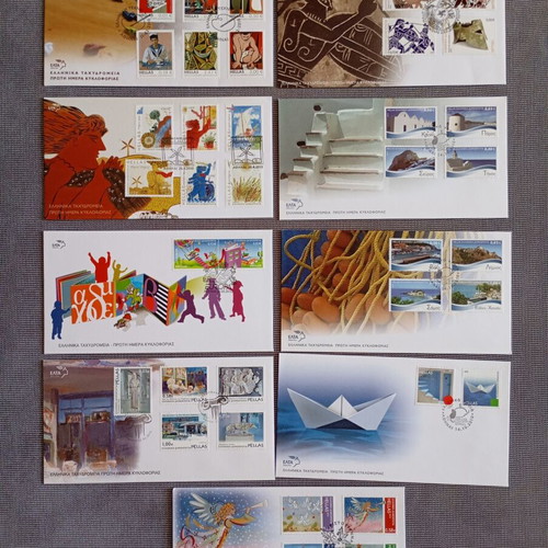 2010 First Day Covers Complete Set of 7 Series New from Greece