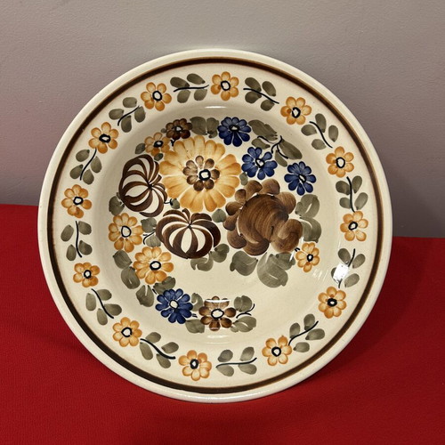 Ceramic Plate Ewa Jankowska Hand Made in Poland Like New