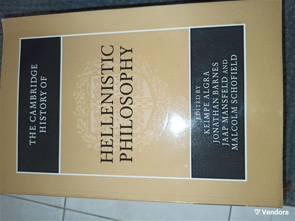  The Cambridge history of Hellenistic philosophy