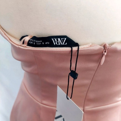 pink strapless dress zara Zara strapless dress M (8-10) New