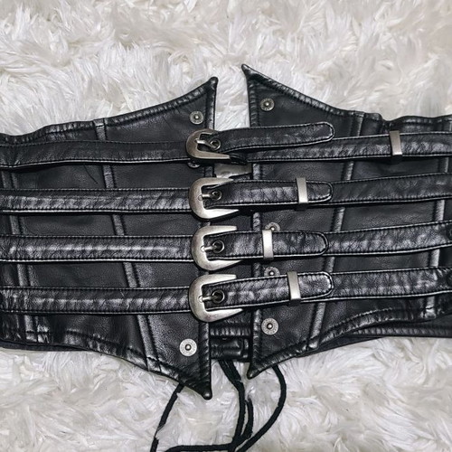 Punk Rave corset belt used, goth steam punk vintage cosplay