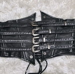 Punk Rave corset belt used, goth steam punk vintage cosplay