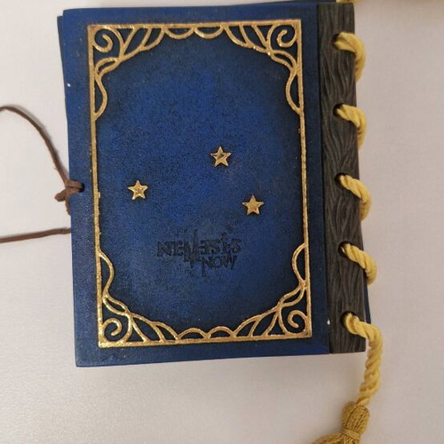 Notebook with ceramic embossed owl cover new Nemesis Now