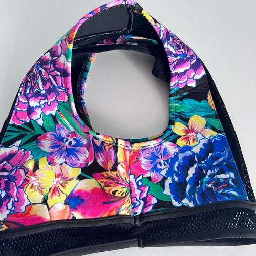 ASOS swimwear bikini top colorful floral new, Small 36