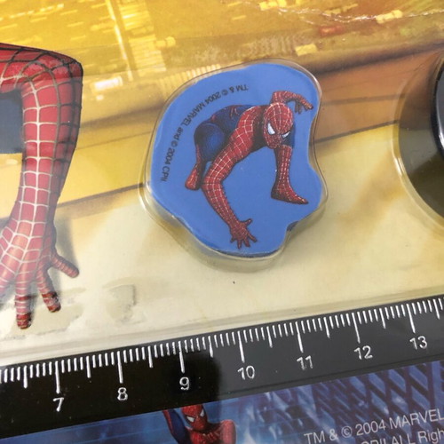 Spider-Man 2 Movie Large School Set Tin Case new Marvel Comics