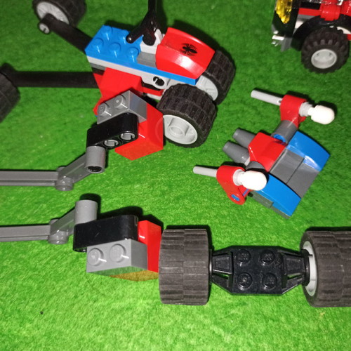 Lego authentic vehicles used from three different sets