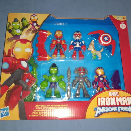 Iron Man Awesome Friends Armored Up Avengers πακέτο καινούριο