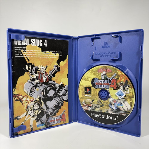 Metal Slug 4 PlayStation 2 game used, complete with manual