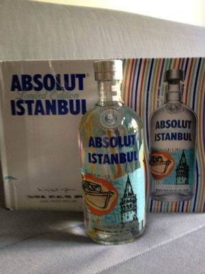 Collectible Absolut Istanbul bottle 700ml new