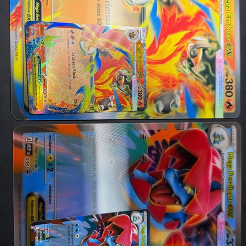 Pokemon 2 Black Star Promo Ex from Ascended Heroes and 2 jumbo cards new