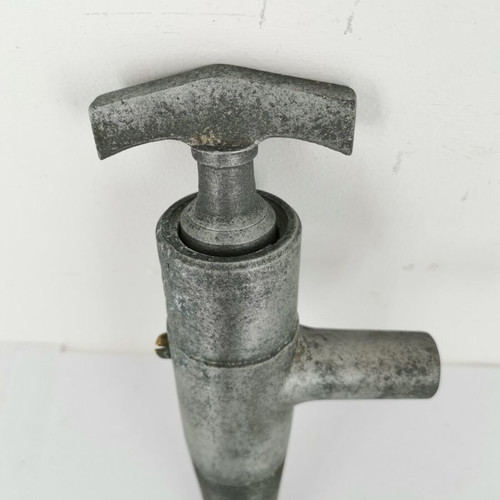 Aluminum tap used from 1950 vintage wine barrel