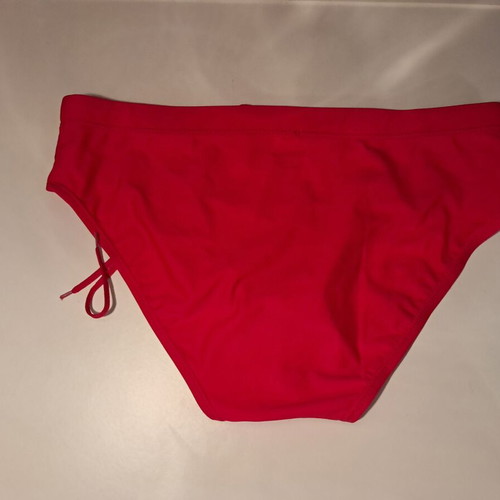 Bershka men's swim brief in bright red, size M, new