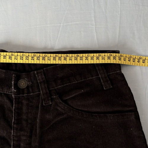 Levi's vintage corduroy pants dark brown used, size L 40 12