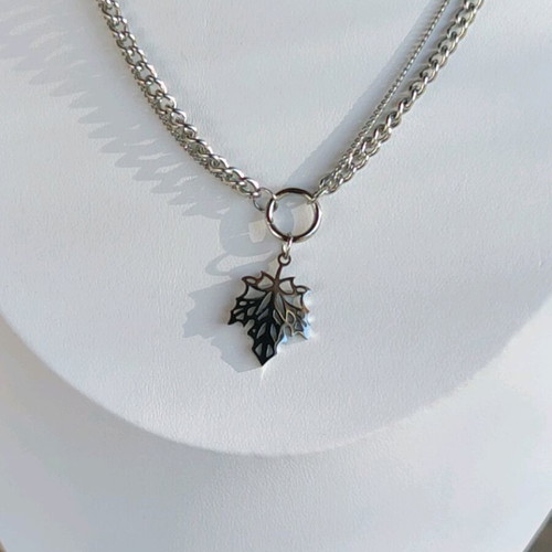 Steel Necklace New, Gold and Silver Color
