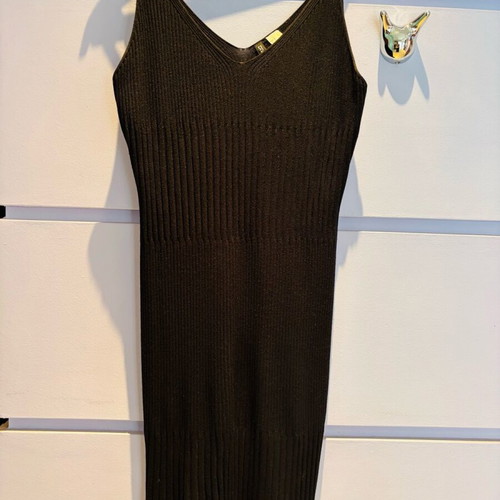 Midi knitted dress H&M like new, black, size M