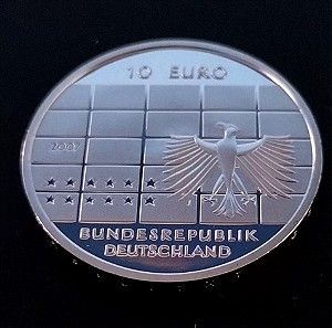 Ασημένιο Proof 10€ Γερμανίας (2007) - Silver Proof Germany 10 euro coin (2007)