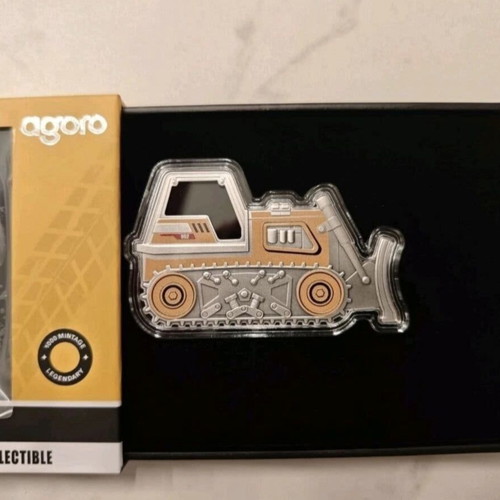 Agoro Tonka Bulldozer 1oz silver collectible