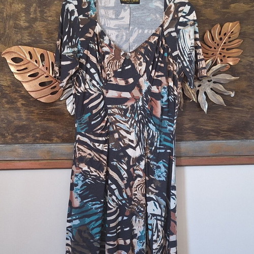 Roberto Cavalli Vintage elastic draped cocktail dress, like new, size M