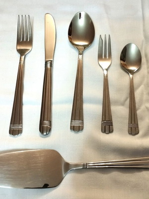Elegant Lines cutlery set 52 pieces vintage stainless steel