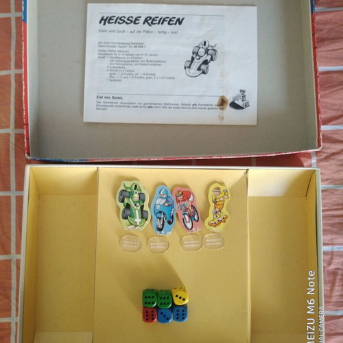 Heisse Reifen 1988 Ravensburger board game new