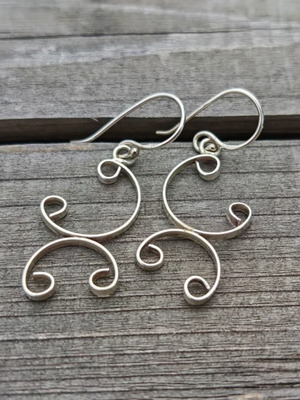 Silver Earrings 925 New
