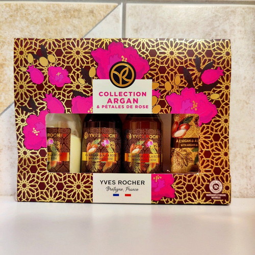 Yves Rocher Argan & Rose Collection gift set new