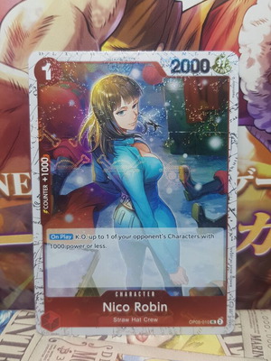 One Piece Nico Robin card near mint
