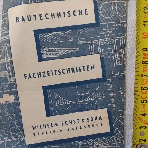 Collectible technical German books used, set of 6 volumes