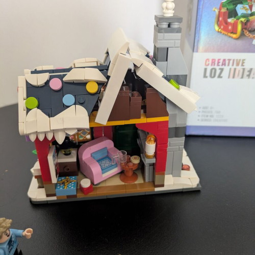 Christmas house building blocks like new