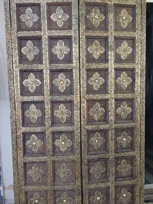 Handmade wardrobe used, Morocco style 1.90m height × 1m width × 40cm depth