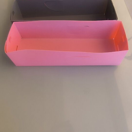 Set of 3 plastic folding organizers used for office and home