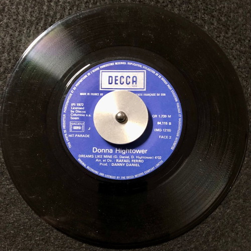 Donna Hightower This World Today Is A Mess 7" vinyl single used, pop