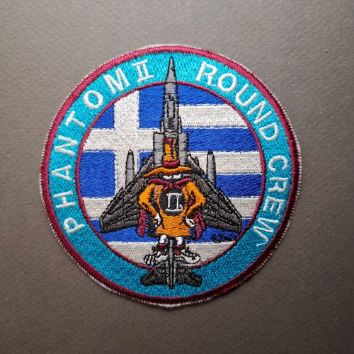 Authentic embroidered Hellenic Air Force F-4 Phantom II patch new