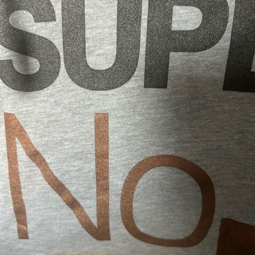 Superdry hoodie sweatshirt like new, grey, fleece lined size S