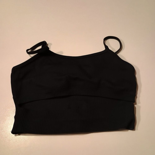 Aim'n women's sports bra like new, adjustable straps, black, size M
