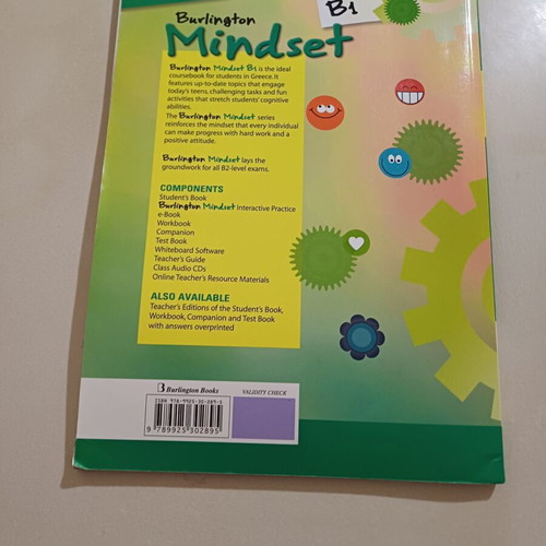 Burlington Mindset B1 Students Book like new