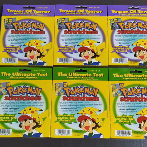 Pokemon Scratchees new, sealed