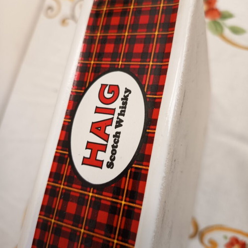Haig Scotch Whisky Vintage Square Ashtray like new 13x13 cm