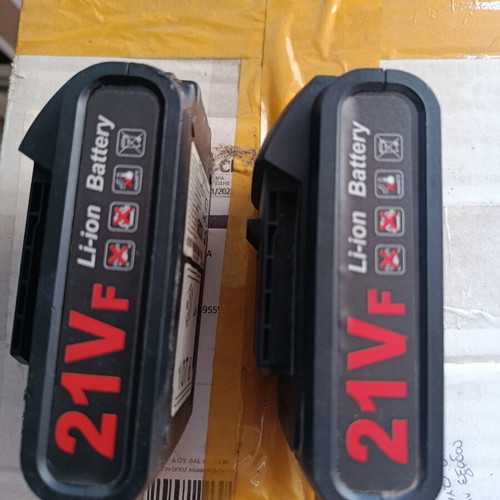 Battery Li-ion 21VF rechargeable, pack of 2