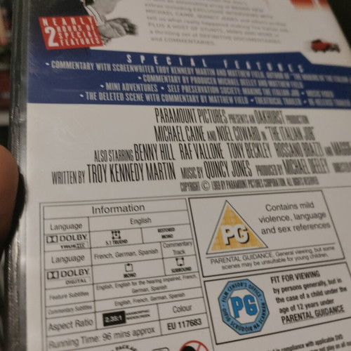 The Italian Job DVD used, action adventure crime thriller