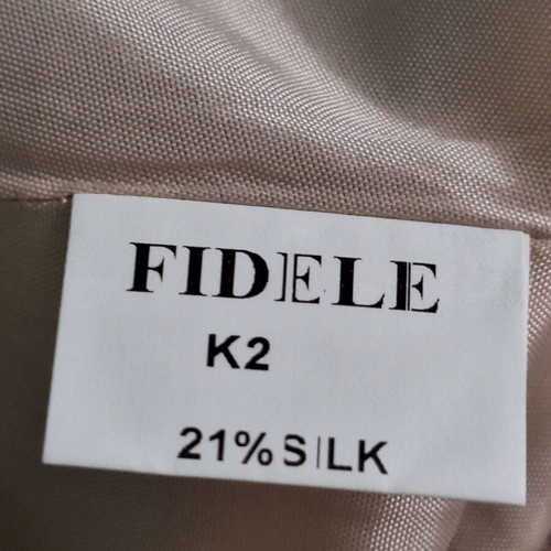 FIDELE spring summer short jacket like new, salmon and silver