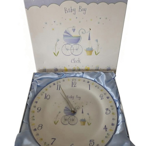 Porcelain wall clock like new, analog