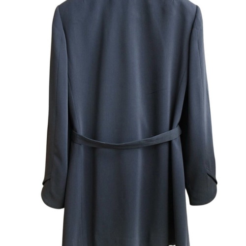 Givenchy double breasted belted blazer, gray, XL