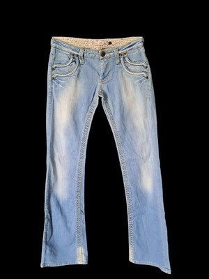 Y2K jeans like new, low rise, flared, size M
