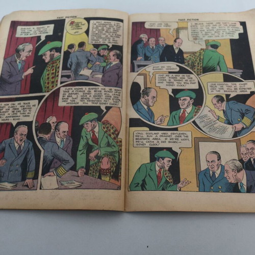 Fast Fiction #4 comic used, The 39 Steps by John Buchan