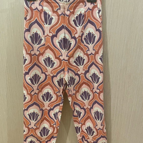 Zara high-waisted chino pants like new, multicolor pink-purple
