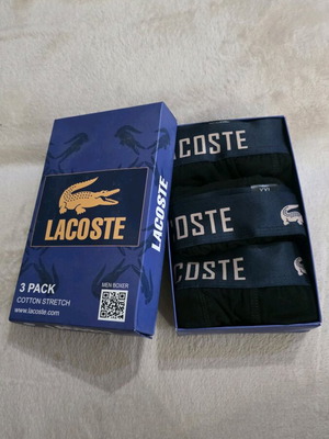 Lacoste men's boxer shorts, size XXL, black