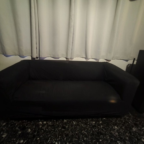 Sofa 1.80 m with faded cover