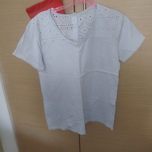 Cotton short-sleeve summer shirt turquoise one size new from Italy
