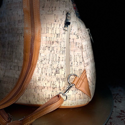 Backpack cork colorful, new